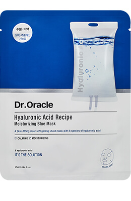 ヒアルロン酸レシピモイスチャーブルーマスク